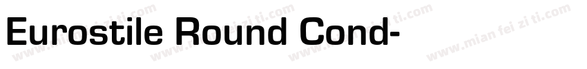 Eurostile Round Cond字体转换